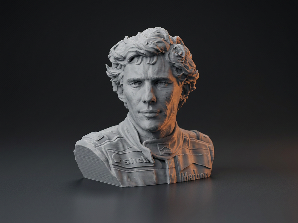 Buste Ayrton Senna 10 cm