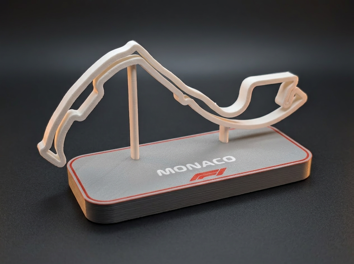 Circuit Monaco F1 20 cm — impression 3D BrBulls02