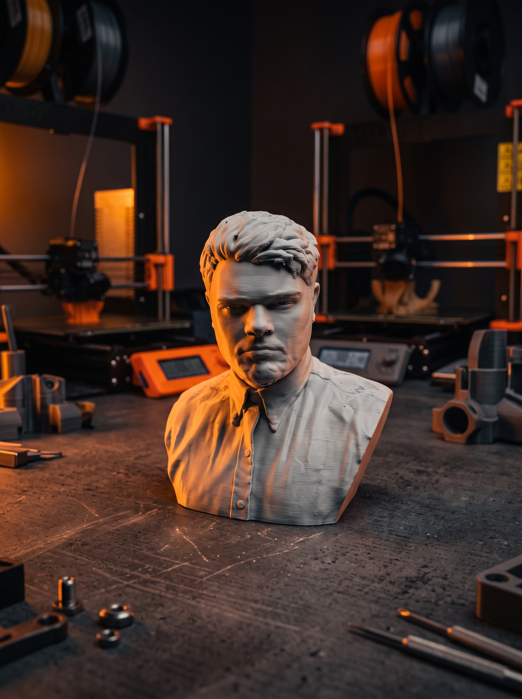 Buste à votre effigie — impression 3D BrBulls02
