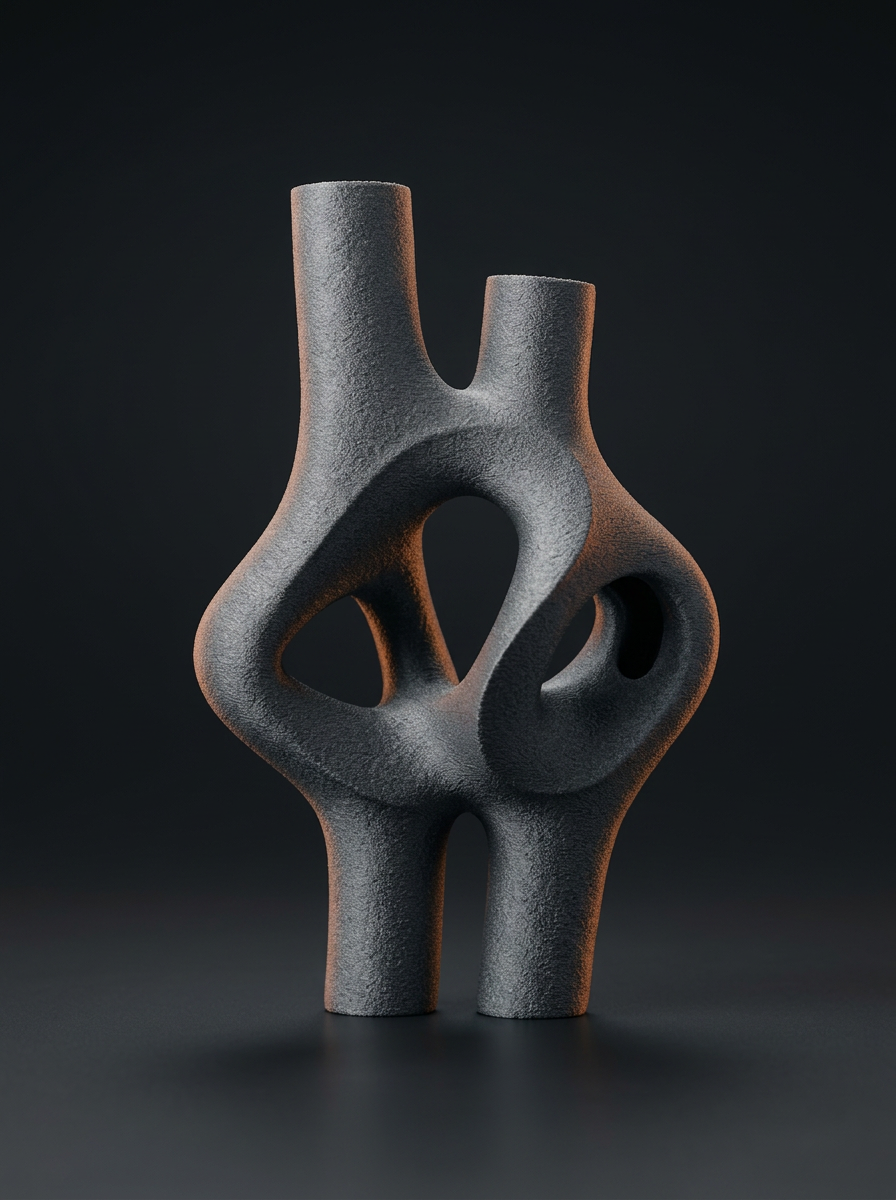 Vase Tours Jumelles 24 cm — impression 3D BrBulls02